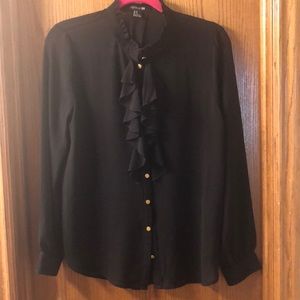 Black long sleeve top